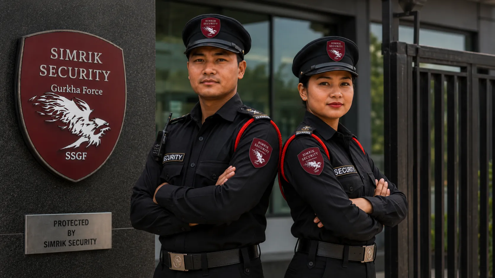 SSGF security team standing guard