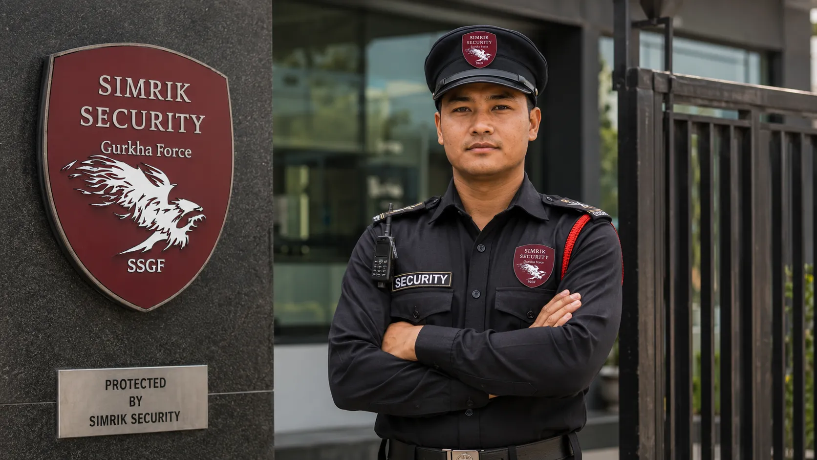 SSGF security guard on duty